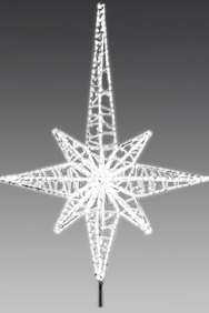 Макушка "ЗВЕЗДА" 8-и конечная LED