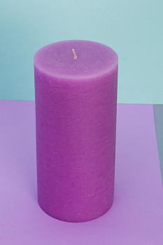 Свеча цилиндр ЛАВАНДОВОЕ ПОЛЕ 7,3*15 №38