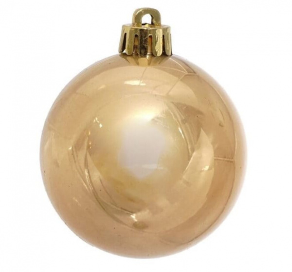 Шар новогодний глянцевый пластик. d12см