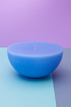 Свеча полусфера НЕБО В ОБЛАКАХ на 1 фитиль Н-р№61