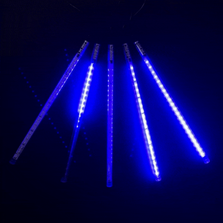 15-018 Комплект "Тающие сосульки" 24V, 5х0.3м, 160 Led, синий