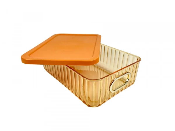 Контейнер для хранения пластиковый с крышкой 26*18.5*8.6