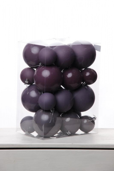 Набор шаров 6, 8, 10 СМ пластик, матовый/глянцевый цвет 226/227/228/229, 24шт Набор шаров 6, 8, 10 СМ пластик, матовый/глянцевый цвет 226/227/228/229, 24шт