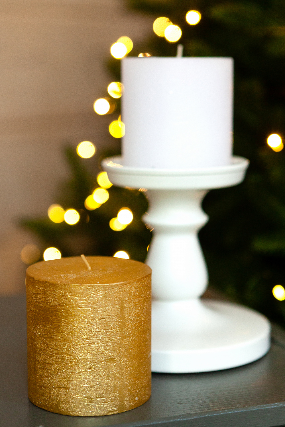 Свечи БРЫЗГИ ШАМПАНСКОГО форма цилиндр 7,5*7,5 (уп.2шт) №22