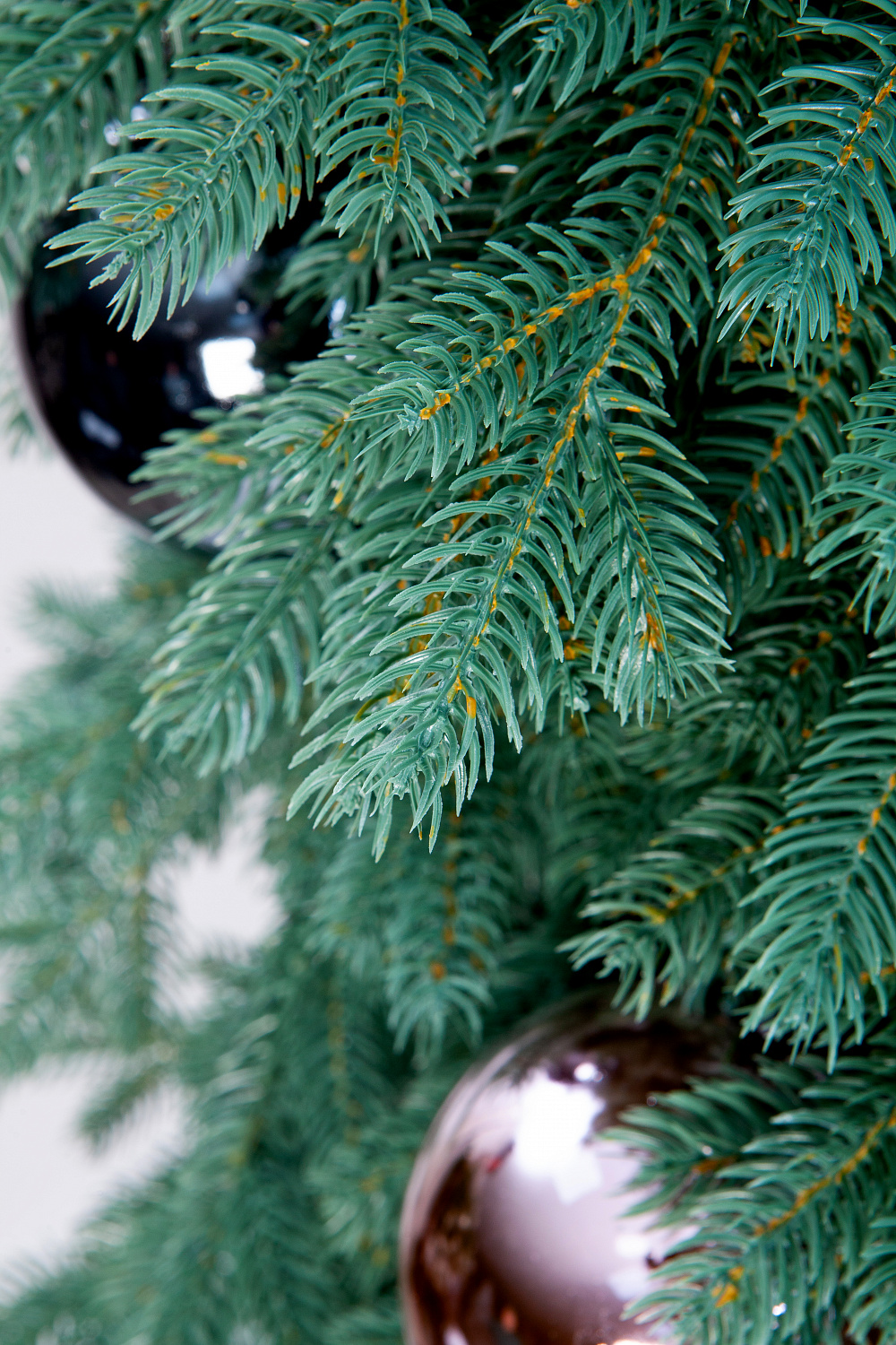 Шар новогодний глянцевый пластик розовый