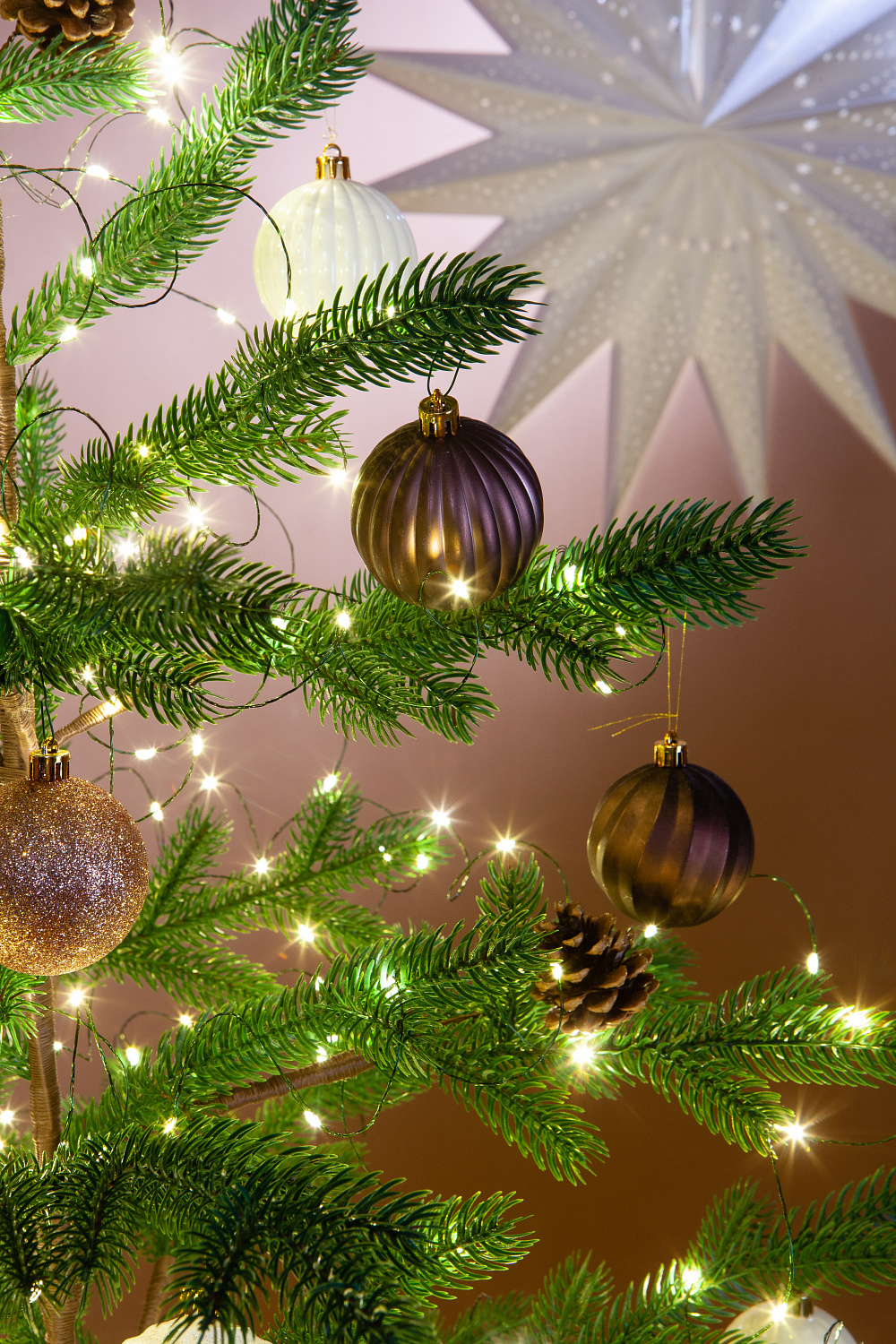 Ель БОРГО зеленая с шишками