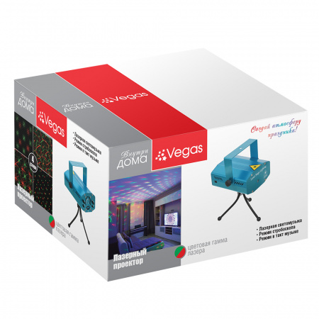 Лазерный проектор, 4 типа проекций, 2 режима работы, 220v /24/6