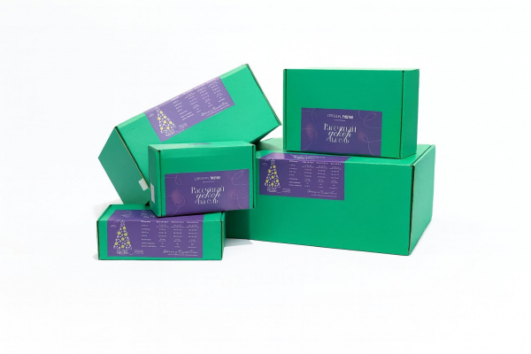 Набор бархатных шаров цвет зеленый