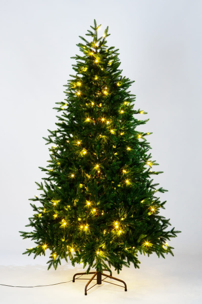 Ель ПЕРСЕЯ с вплетенной гирляндой 230 см