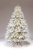 Ель Вега с освещением заснеженная 215 см