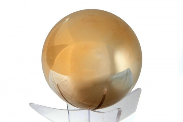 Шар новогодний глянцевый пластик золото