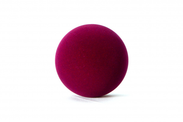 Набор бархатных шаров цвет бордовый