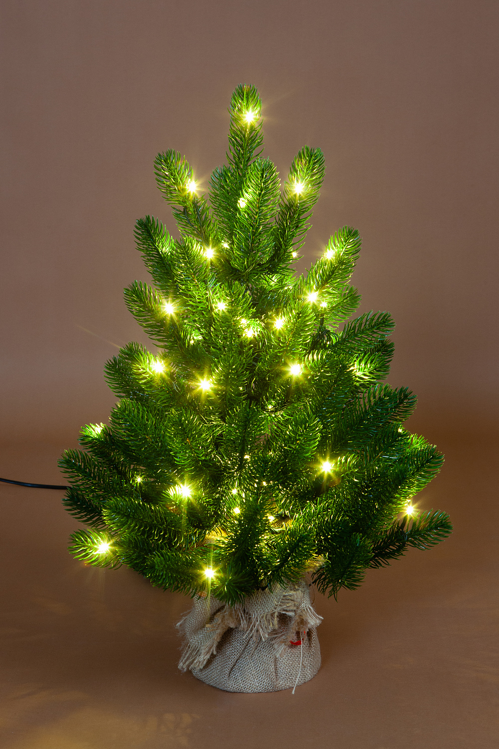 Ель БЕРГАМО с вплетенной гирляндой