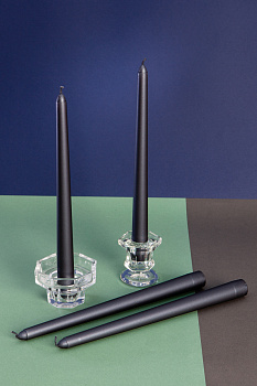 Свечи ТАЙНЫ форма конус h25см (уп.4шт) №5