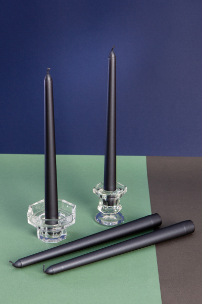 Свечи ТАЙНЫ форма конус h25см (уп.4шт) №5